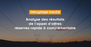 illustration : décryptage marché, analyse des résultats de l'appel d'offres réserves rapide et complémentaire